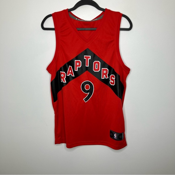 NWOT FANATICS D.J. Wilson Toronto Raptors Fast Break Replica Jersey Red Small - Picture 2 of 5